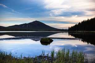 Mt. Bachelor over Sparks Lake-3315 Mt. Bachelor over Sparks Lake-3315